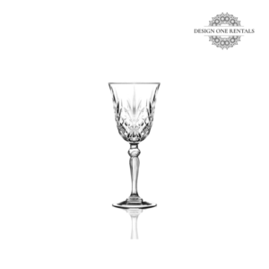 Crystal Cut Red wine goblet