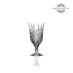 Crystal Cut Water goblet